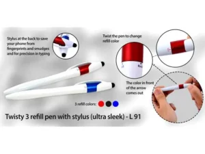 L91 Twisty 3 Refill Pen With Stylus