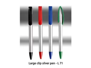 L71 Large Clip Silver Pen