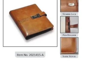 Brown Lock Business Organizer