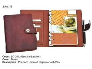 Genuine Leather Business Organizer