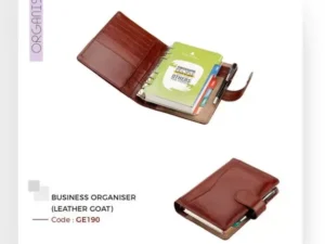 Goat Leather Desktop Organizer