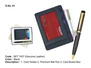 Customized Pen Card Holder Gift Box 706