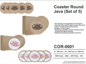 Round Cork Coaster Sets