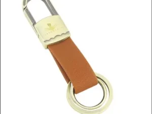 Metal Leather Keyrings