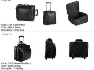 Leather Trolley Backpacks