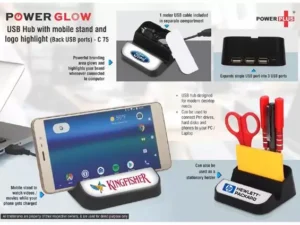 USB Hub Tumbler With Logo