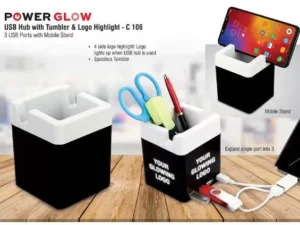 USB Hub Tumbler With Logo