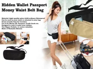Wallet Passport Money Waist Belt Bag